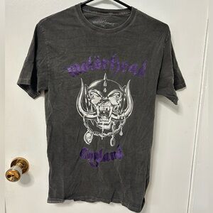 Motörhead purple sparkly band tee, small